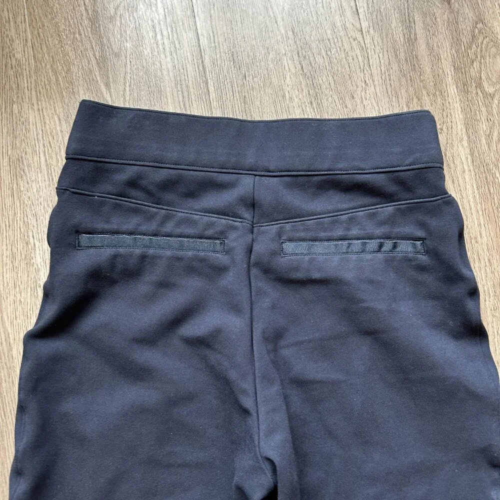SPANX Supersmooth PerfectFit Ponte Flare Stretch Pant in Navy Blue Size S